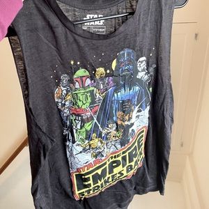 Star Wars The Empire Strikes Back Black Tank Top